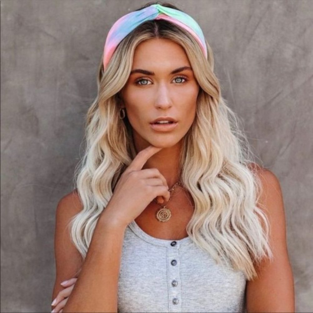 Tien Dye Criss‎ cross Headband